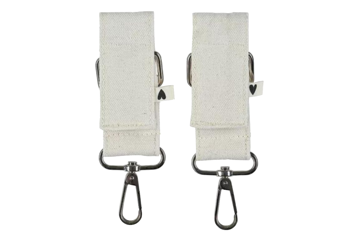 Attache sac à langer blanc