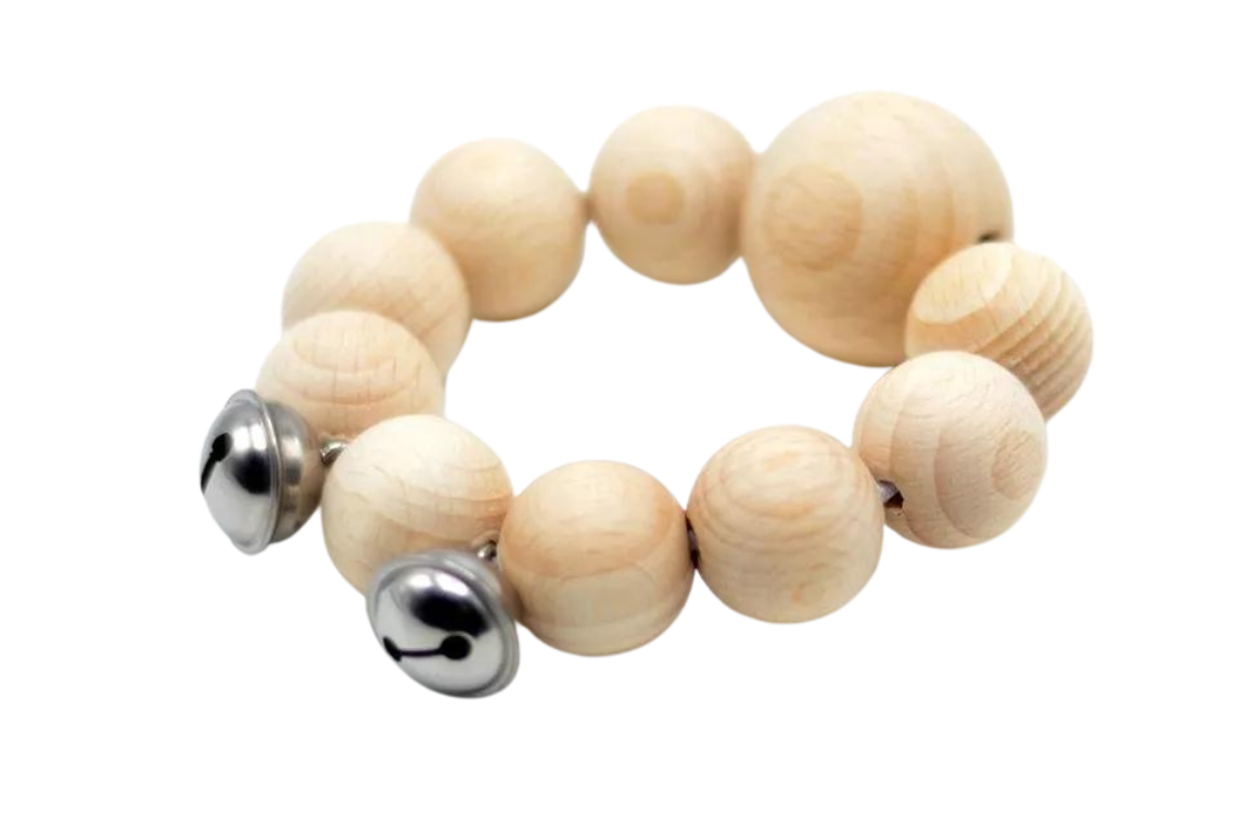 Hochet ding-ding beige 1