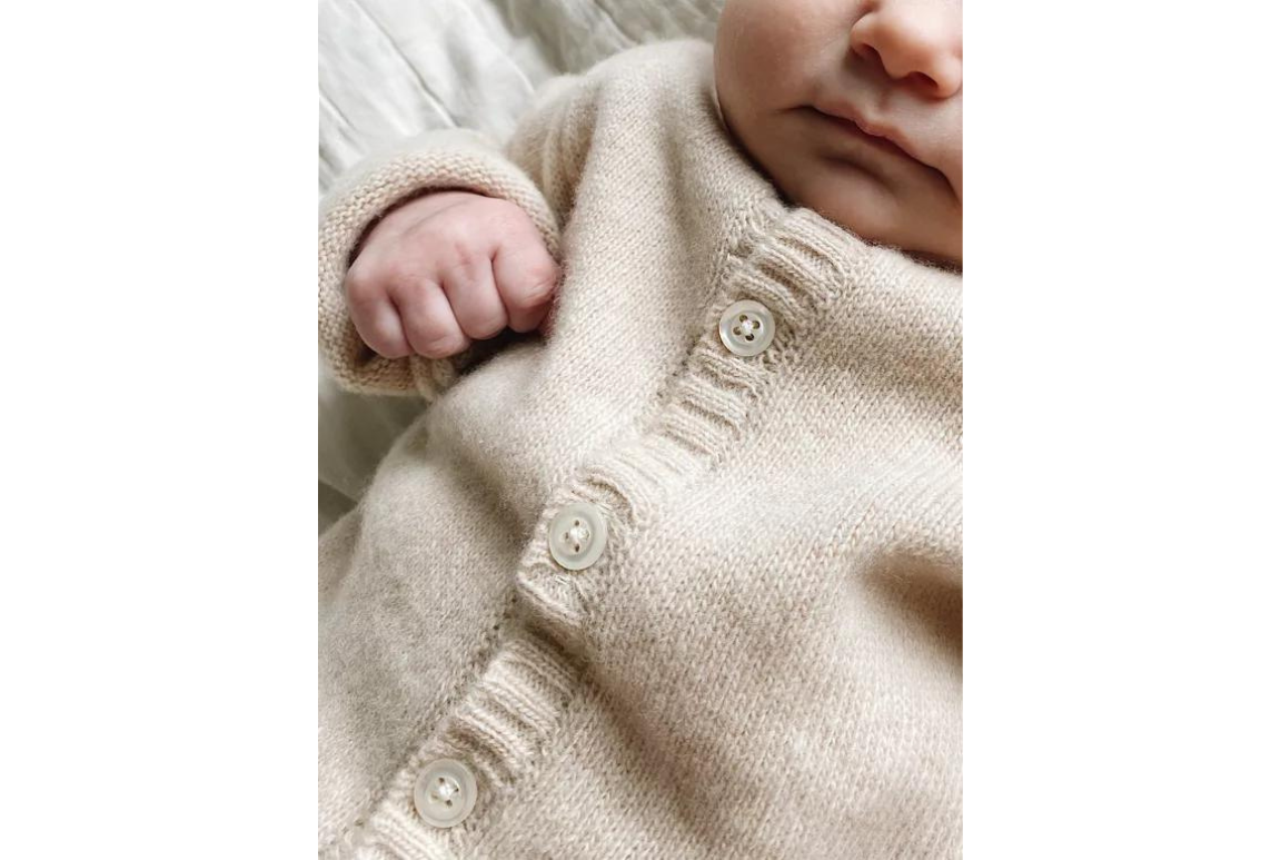 Cardigan + pantalon laine beige 5