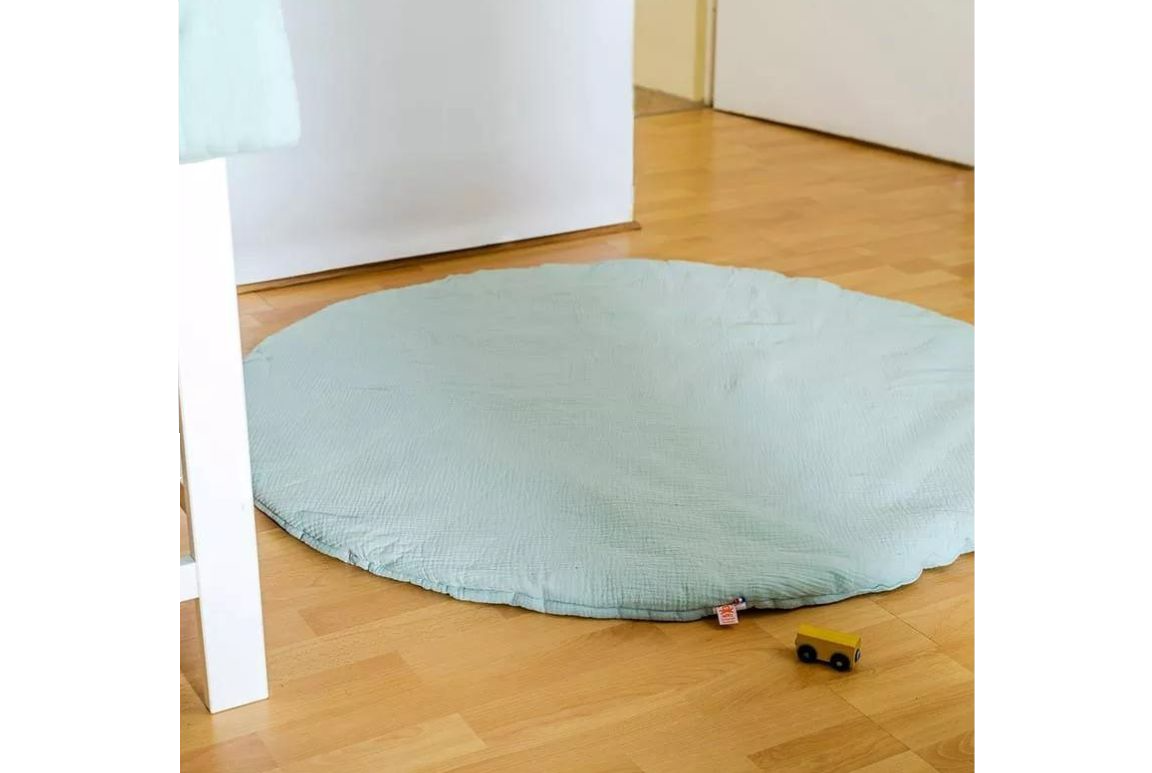 Tapis d'éveil rond vert menthe 5