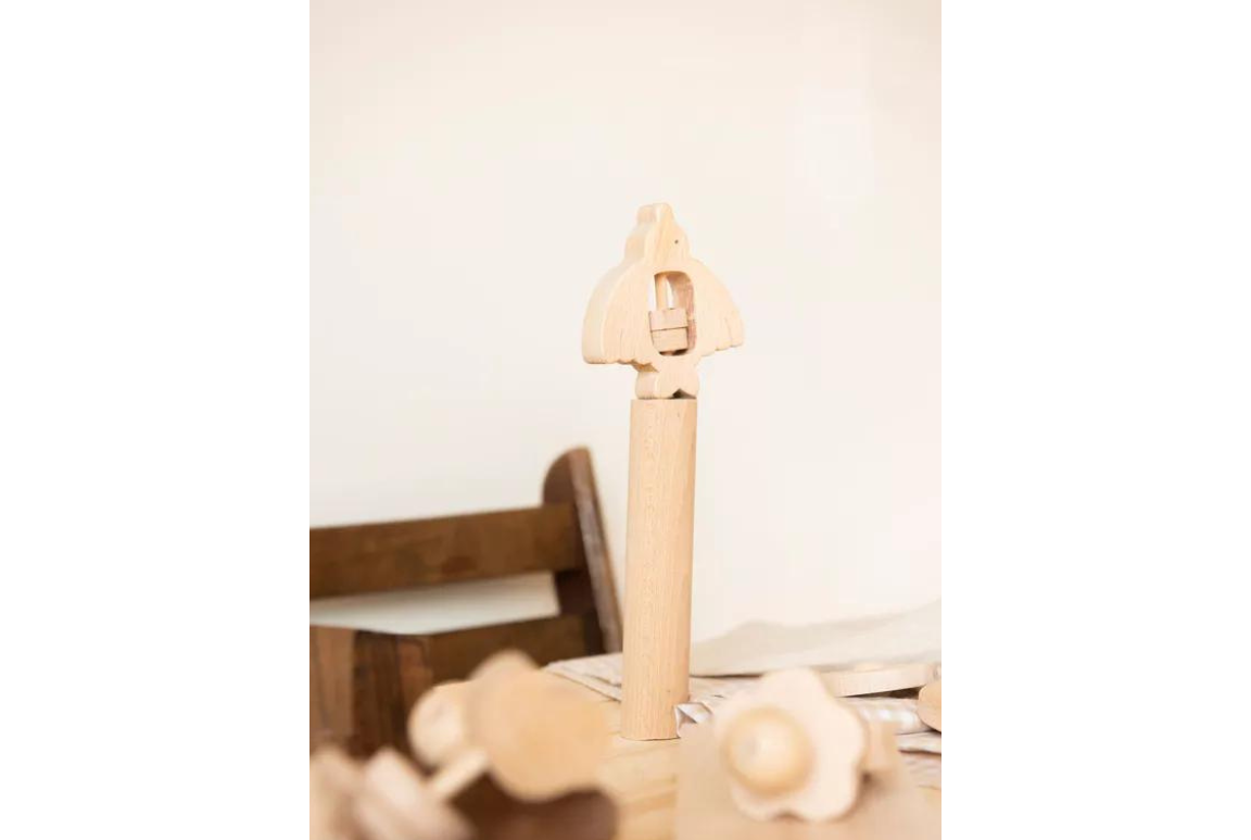 Jouet en bois de hêtre oiseau 5
