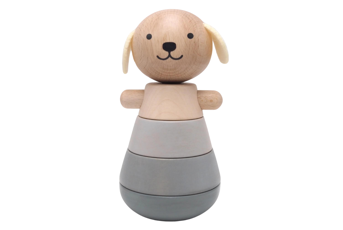Chien empilable gris 1