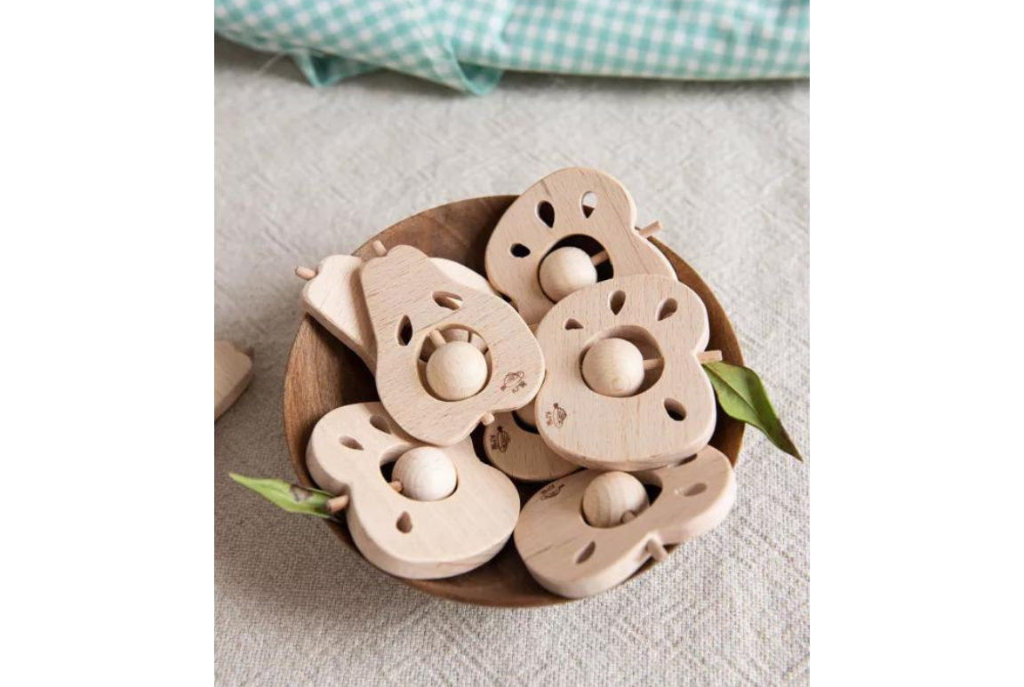 Jouet en bois de hêtre poire 4