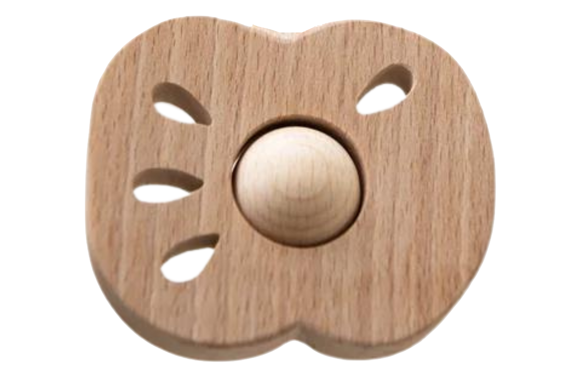 Jouet en bois de hêtre pomme 1