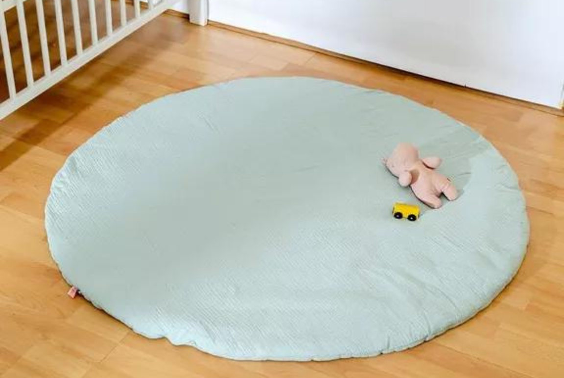 Tapis d'éveil rond menthe 2
