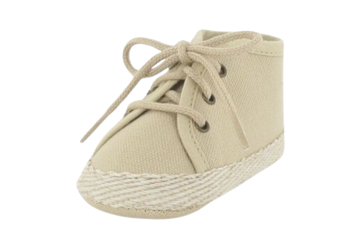 Basket espadrille beige
