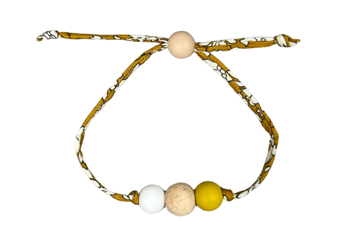 Bracelet d'allaitement moutarde