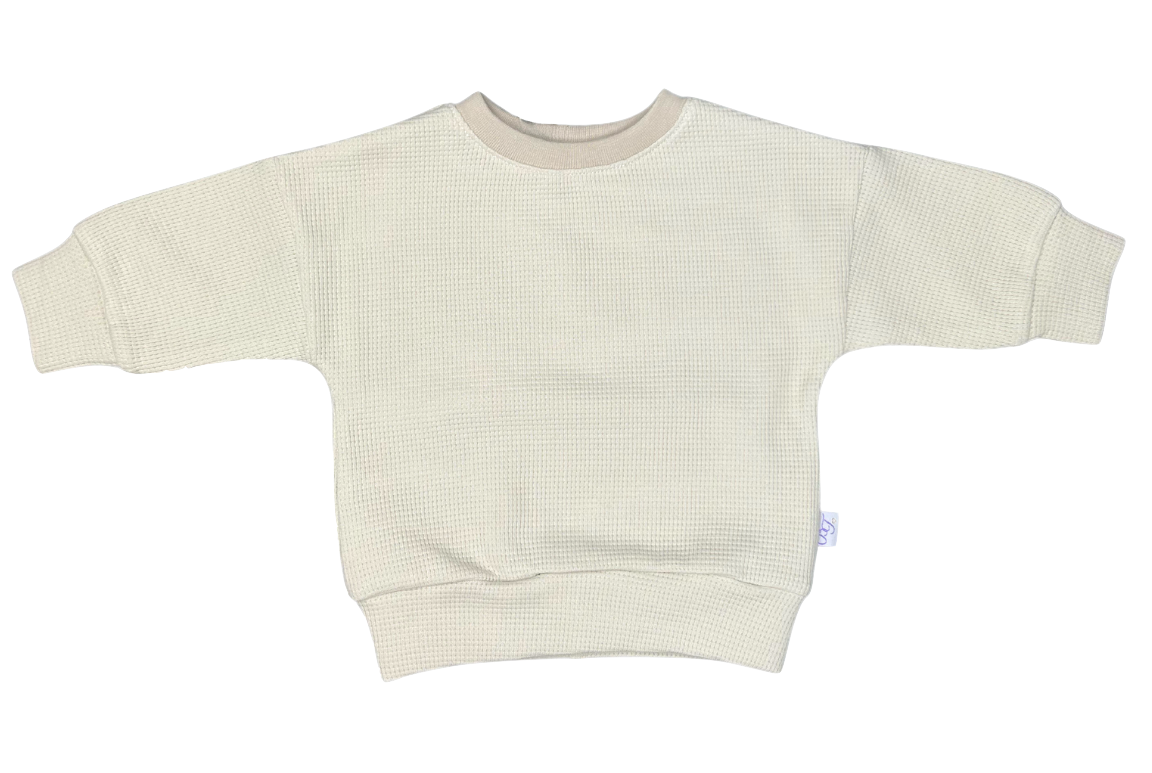 Sweat coton beige