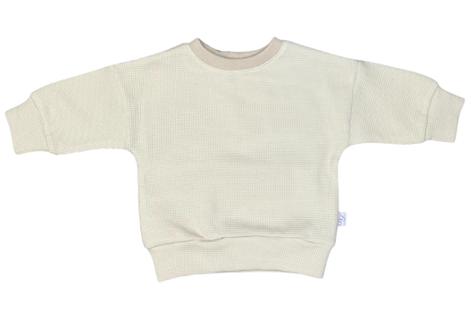 Sweat coton beige