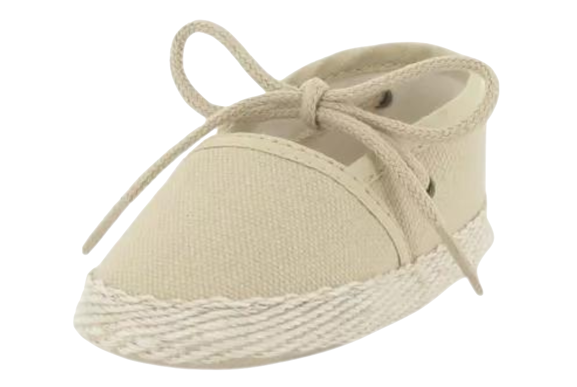 Chausson espadrille beige 1