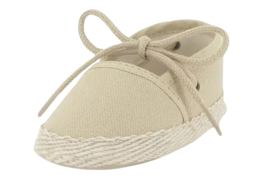 Chausson espadrille beige 1