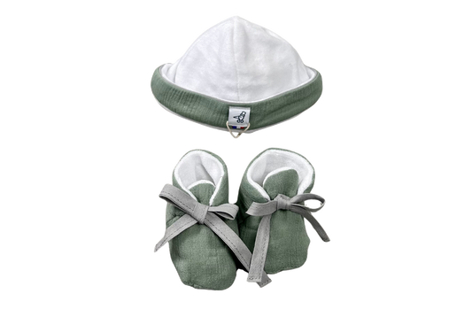 Coffret bonnet + chausson quartz