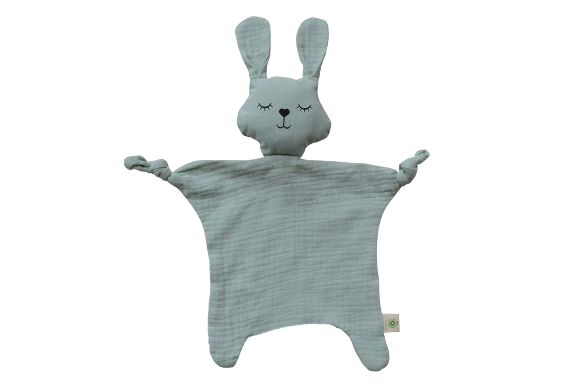 Doudou lapin en coton bio 1