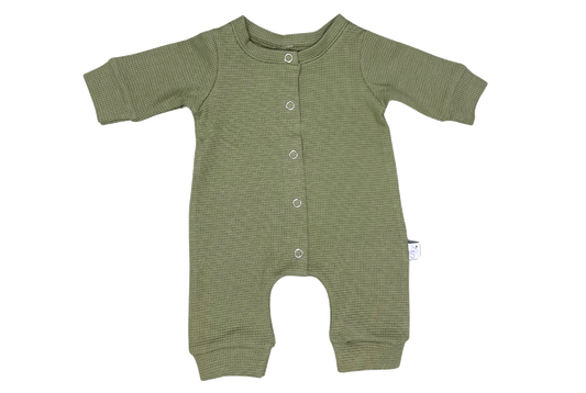 Pyjama coton vert olive