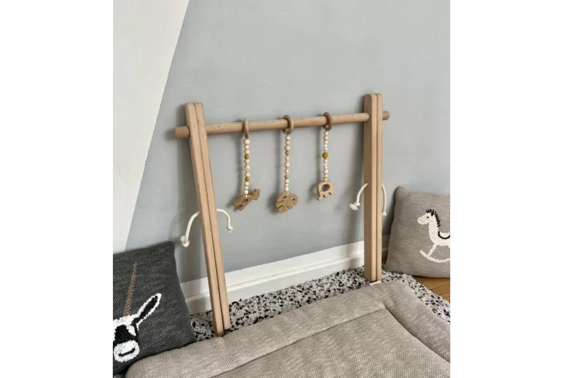 Arche à jouet pour bébé en bois de hêtre savane 
