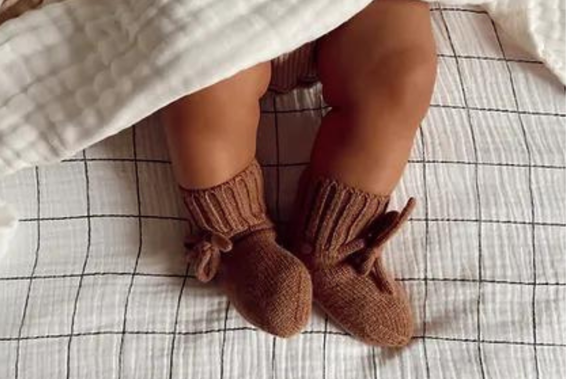 chausson merinos caramel 2