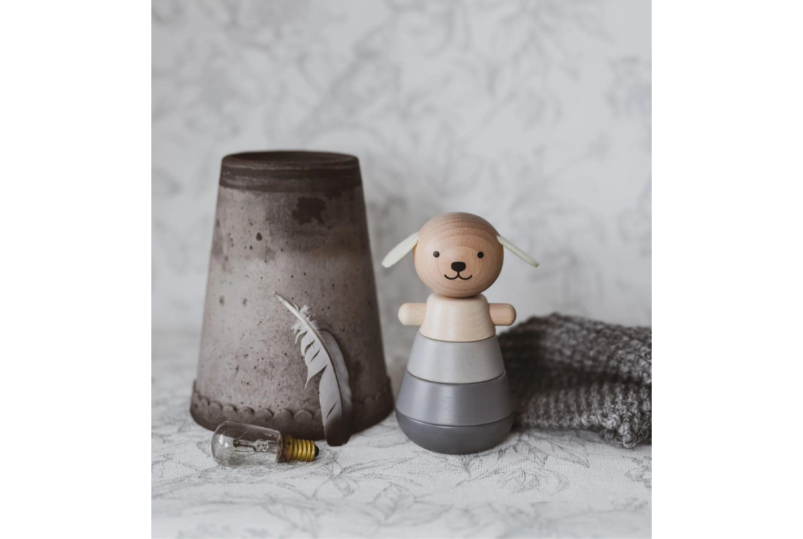 Chien empilable gris 3