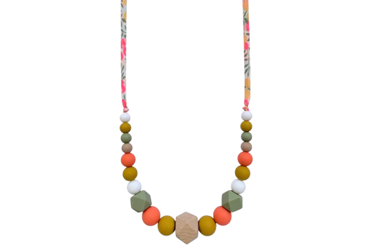 Collier d'allaitement ou portage sorbet 1