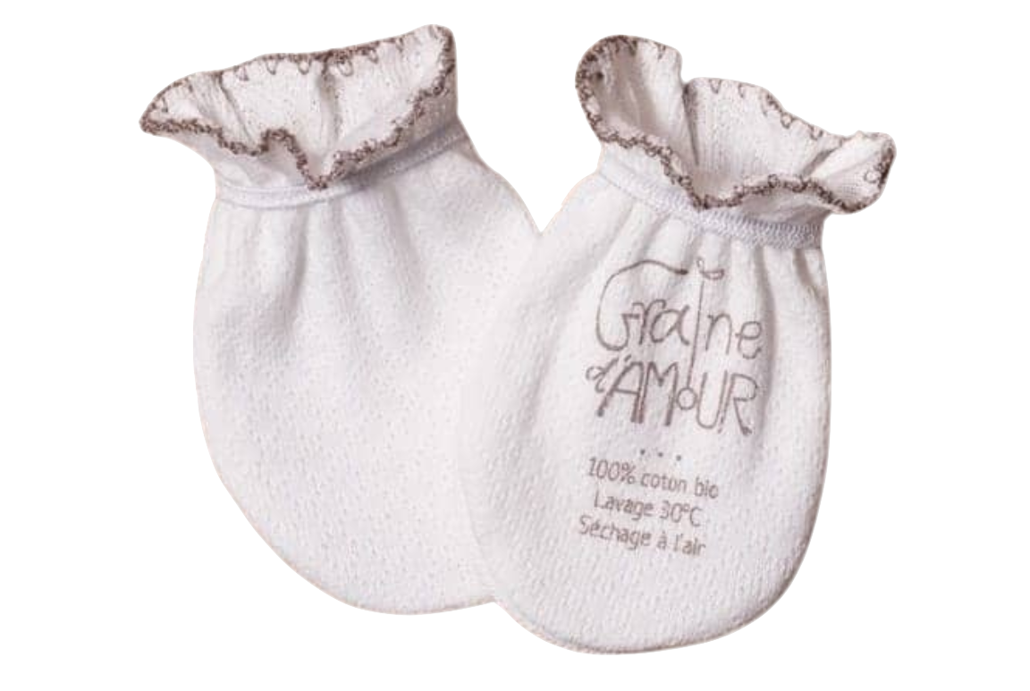 Gants anti-griffure en cotion bio 1