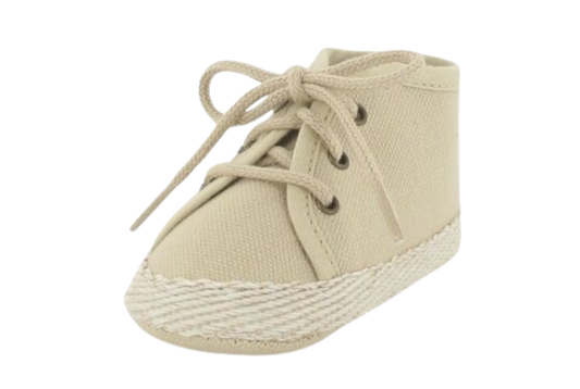 Basket espadrille beige 