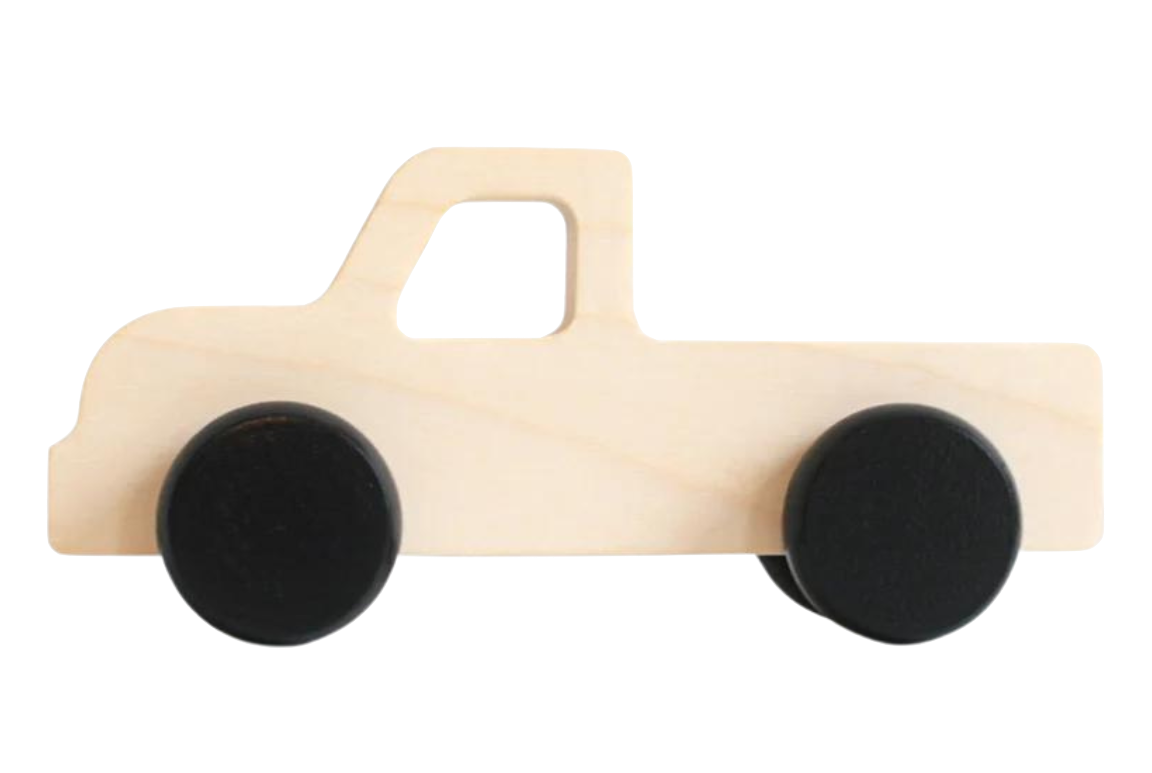 Truck en bois noir 1
